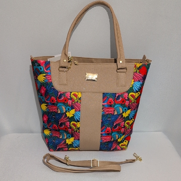 Artisan Multicolor Patterned Tote Bag - Picture 8 of 9